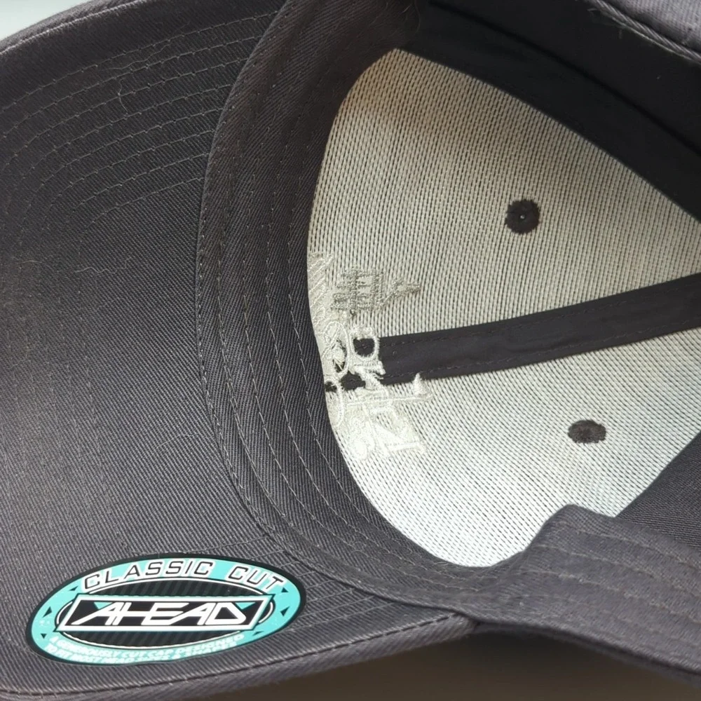 King & Bear Palmer Nicklaus Golf Cap Hat Ahead World Golf Village Gray